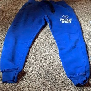 Blue sweatpants